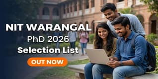 NIT Warangal Releases PhD 2026 Selection List at admissions.nitw.ac.in; Check Reporting Window